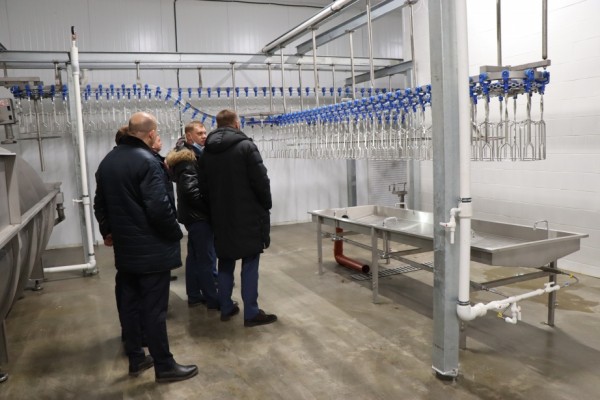 Современный убойный цех открыли в Хабаровском районе