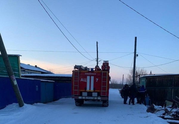 Тела двух человек нашли на месте пожара в Комсомольском районе