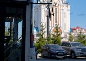 В Хабаровске начал курсировать &laquo;Троллейбус Победы&raquo;