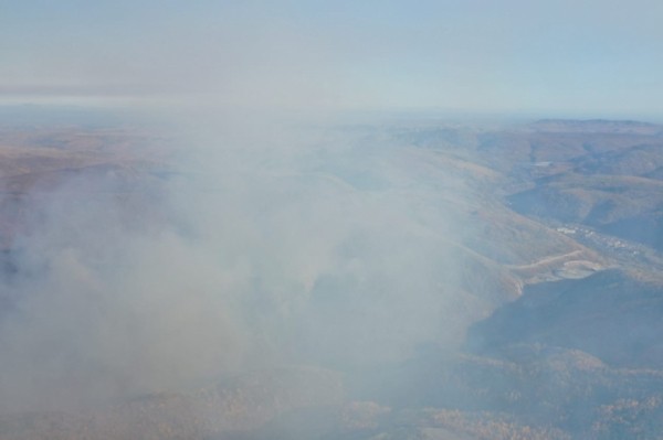 Мощный таежный пожар на Мяо-Чан в Хабаровском крае локализован, но пока не потушен