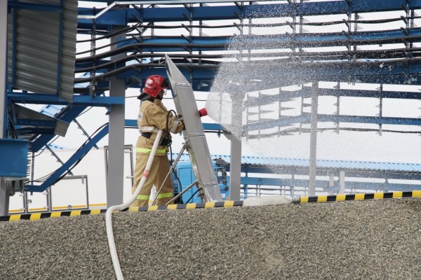 В Амурской области прошли учения на компрессорной станции "Атаманская"