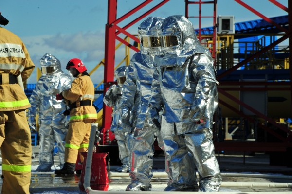 В Амурской области прошли учения на компрессорной станции "Атаманская"