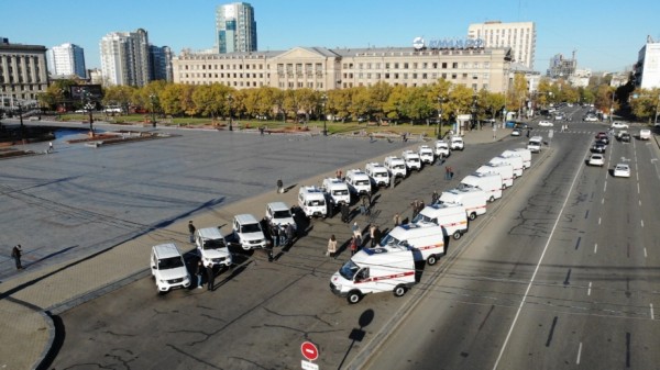 Новый автотранспорт для учреждений здравоохранения передали в районы Хабаровского края
