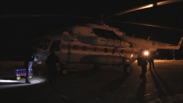 Мальчика из Ванино на вертолете МЧС доставили в Хабаровск для оказания медицинской помощи