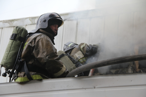 Пожар на Центральном рынке полностью ликвидирован
