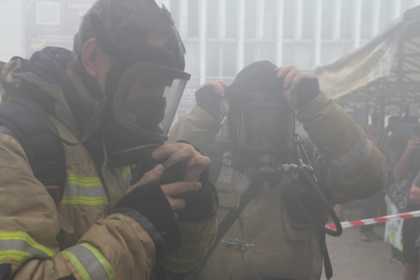 Пожар на Центральном рынке полностью ликвидирован