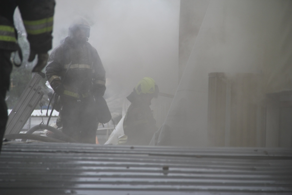 Пожар на Центральном рынке полностью ликвидирован