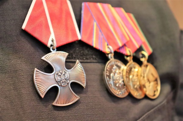 Росгвардейцы, отличившиеся при участии в спецоперации, получили награды в Хабаровске