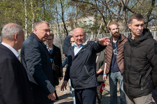 Наболевшую проблему с водоотведением на улице Сергеевской  в Хабаровске решат до 1 июня