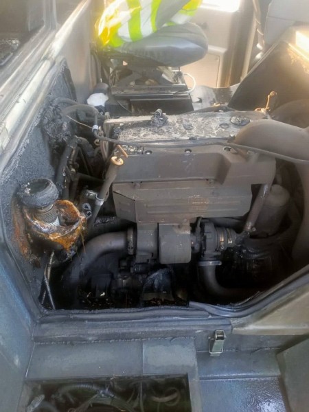 В аэропорту Хабаровска задымился автобус, перевозивший людей до самолёта