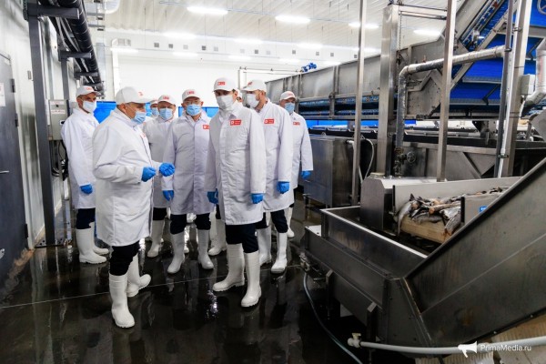 Торговые представители иностранных государств посетили завод "Русский минтай"