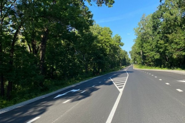Дорога обход поселка Красная Речка &ndash; село Казакевичево отремонтирована досрочно