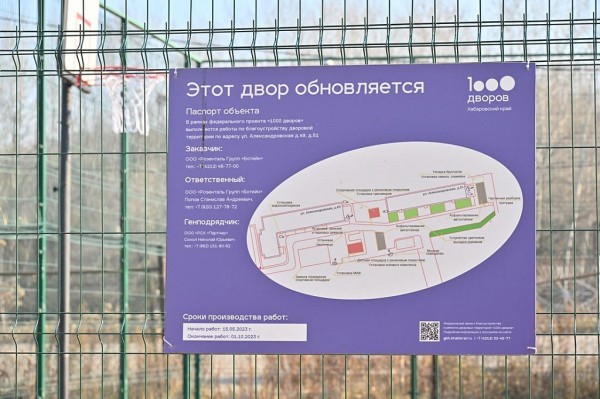 Сергей Кравчук: Второй год в Хабаровске успешно реализуется программа 1000 дворов