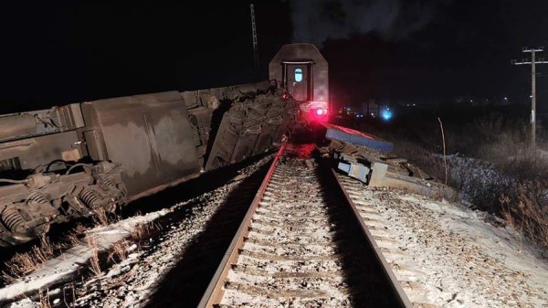 В Хабаровском крае грузовой поезд столкнулся с автомобилем
