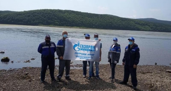ООО &laquo;Газпром трансгаз Томск&raquo; провело экологическую акцию по очистке лагуны Сомон